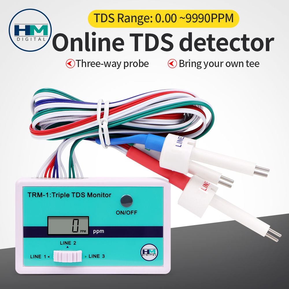 Marine Aquarium Water Analyzer - Moniteur TDS numérique en ligne, testeur