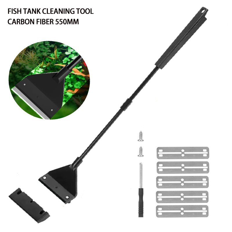 Marine Aquarium Glass Scraper - Outil de nettoyage d'aquarium, grattoir à