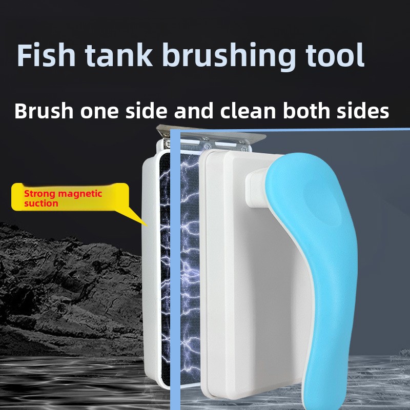 Marine Aquarium Glass Scraper - Grattoir à algues pour Aquarium, nettoyeur
