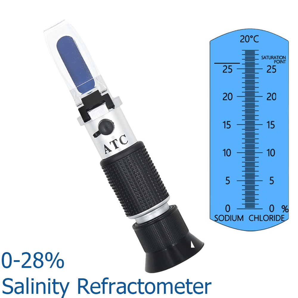 Marine Aquarium Water Analyzer - Réfractomètre ATC, compteur de salinité d'eau