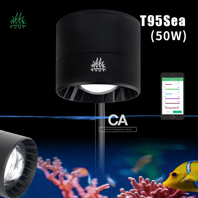 Aquarium Blue Marine Reef - Lampe LED WEEK AQUA pour aquarium,