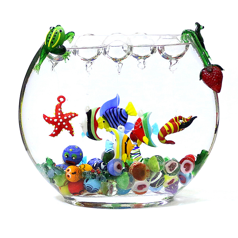 Marine Aquarium Europe - Pendentif miniature d'animaux marins en verre