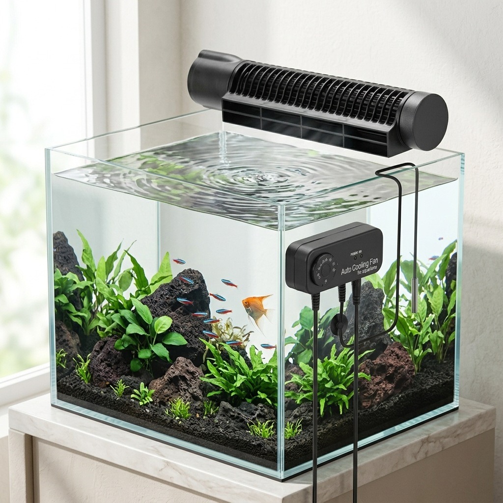 Marine Aquarium Temperature - Ventilateur de refroidissement d'aquarium 3w/4w, contrôle