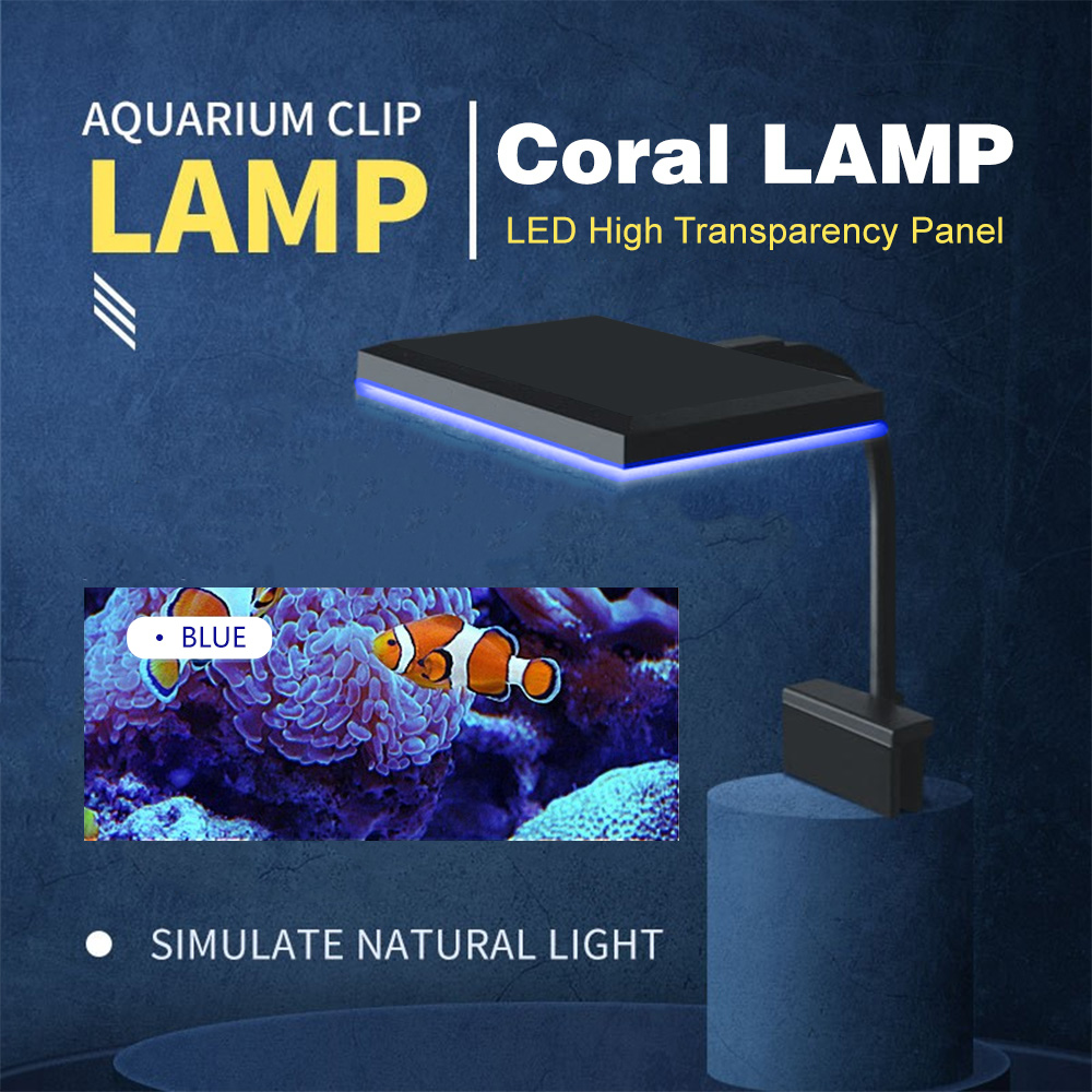 Aquarium Blue Marine Reef - ASJD-07 Lampe LED à clipser pour