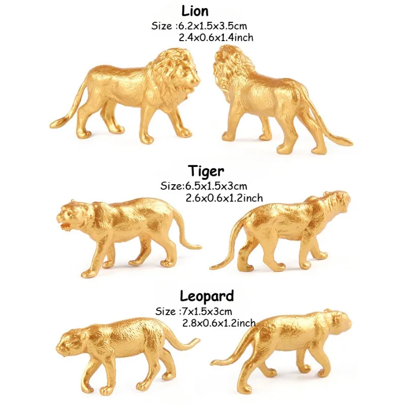 Figurines d'animaux dorés pour - Marine Zoo avis et prix