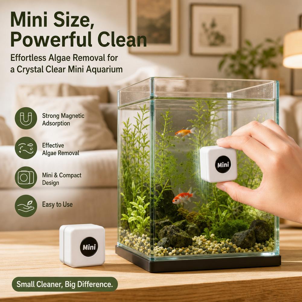 Nettoyeur magnétique pour aqua - Marine Aquarium Glass Scraper avis et prix