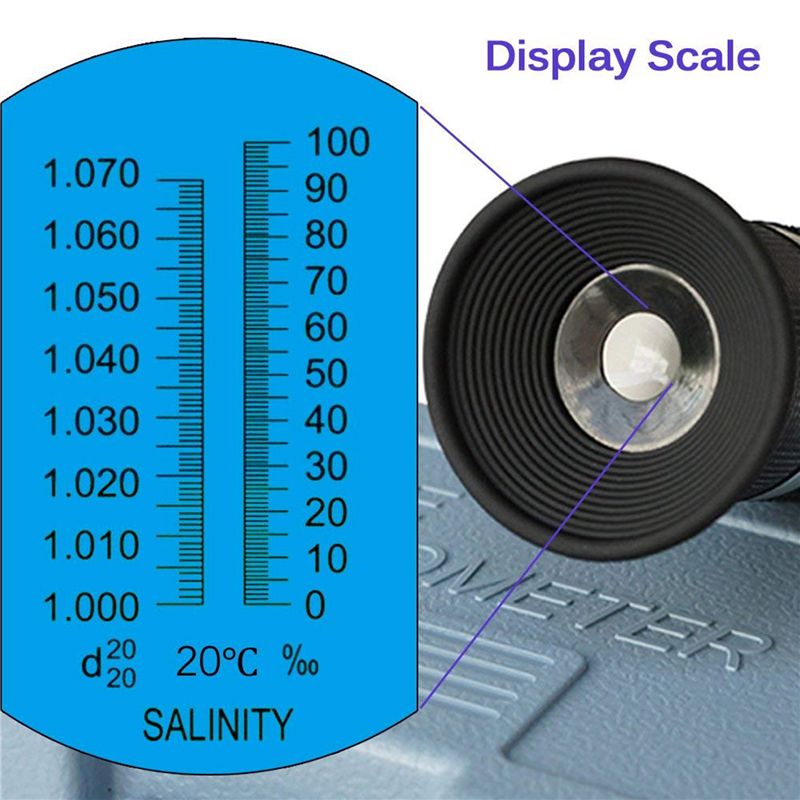 Réfractomètre de salinité 2X p - Marine Aquarium Temperature avis et prix