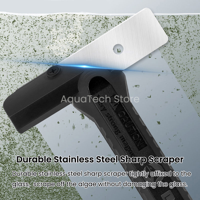 Grattoirs à algues magnétiques - Marine Aquarium Glass Scraper avis et prix