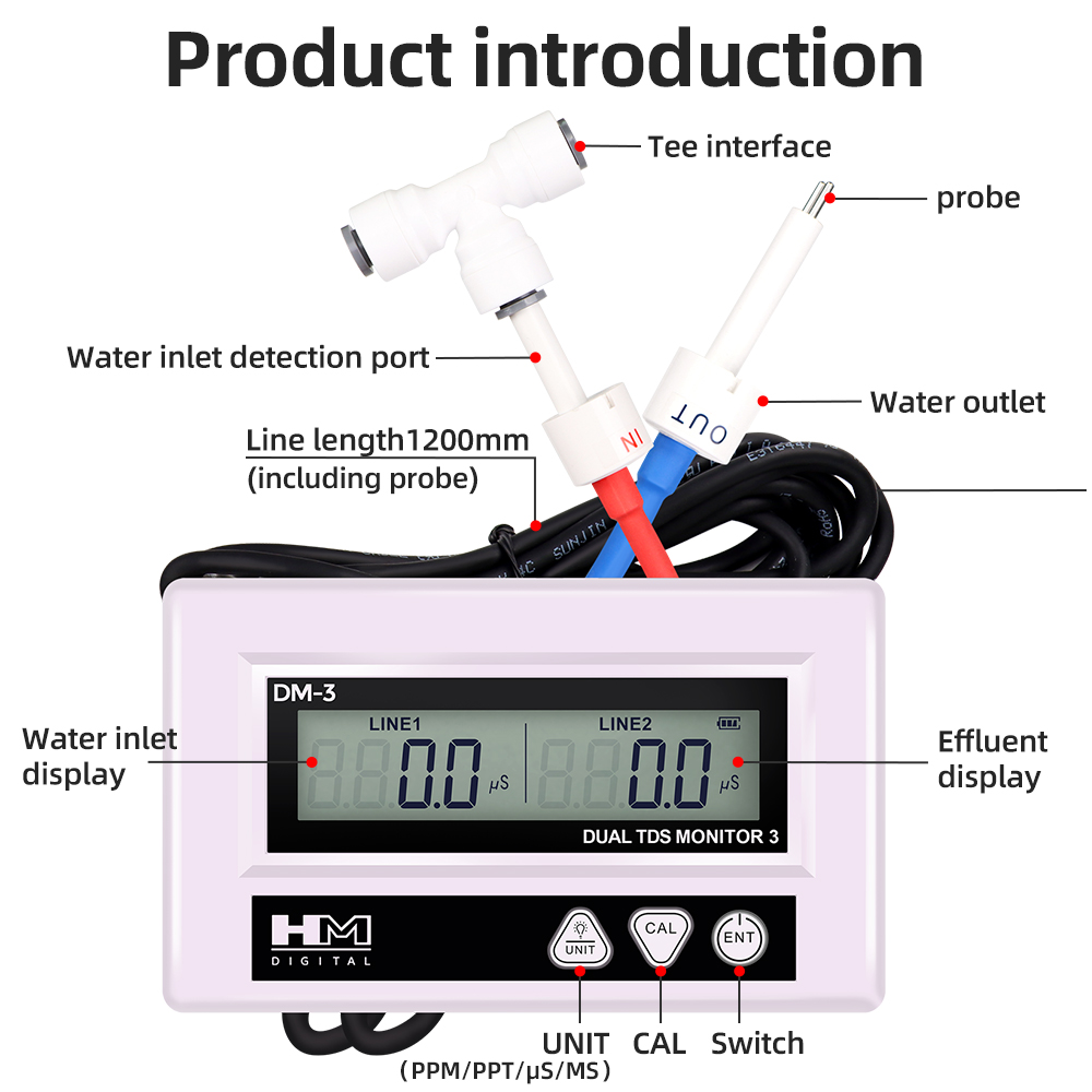 HM DM3 en ligne TDS EC testeur - Marine Aquarium Water Analyzer avis et prix