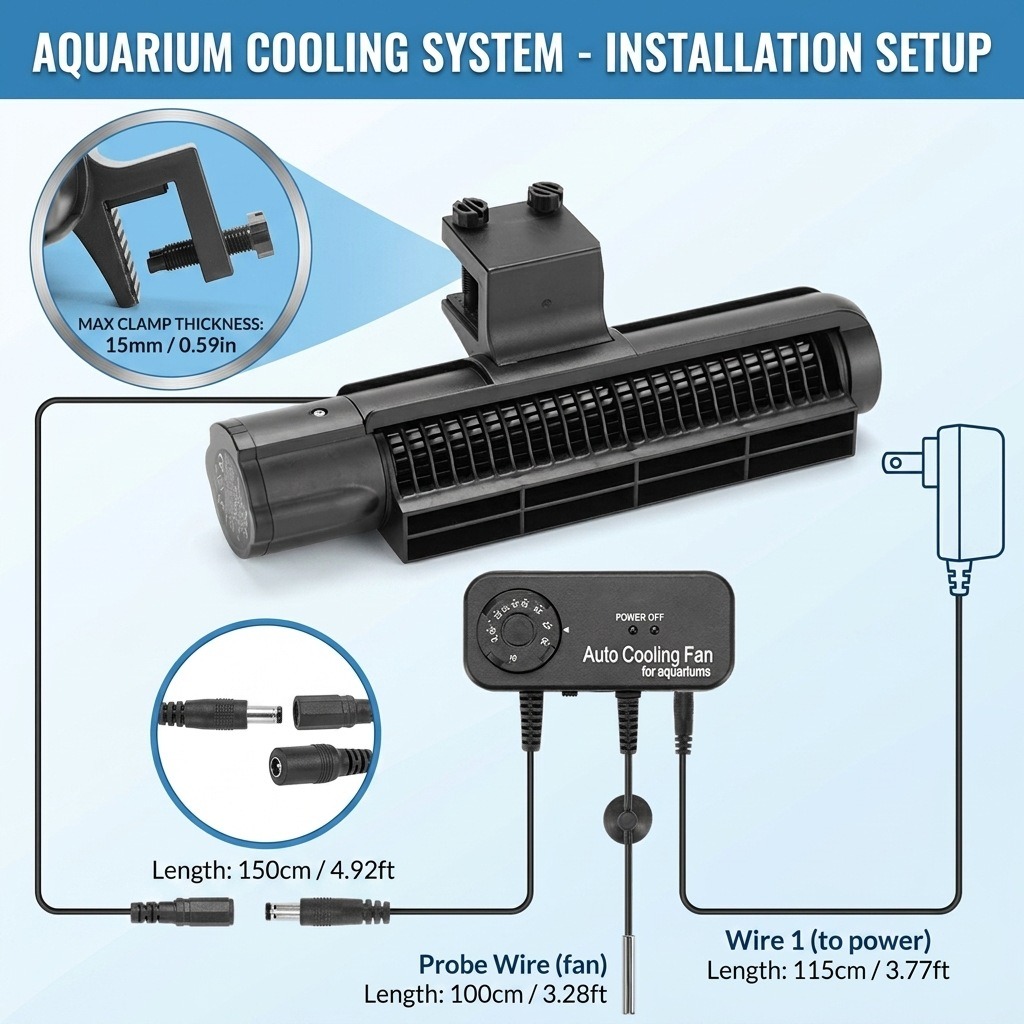 Ventilateur de refroidissement - Marine Aquarium Temperature avis et prix