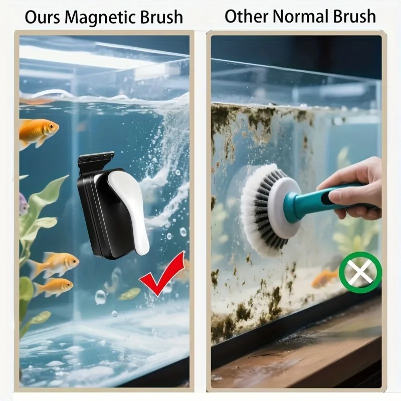 Nettoyeur magnétique flottant  - Marine Aquarium Glass Scraper avis et prix