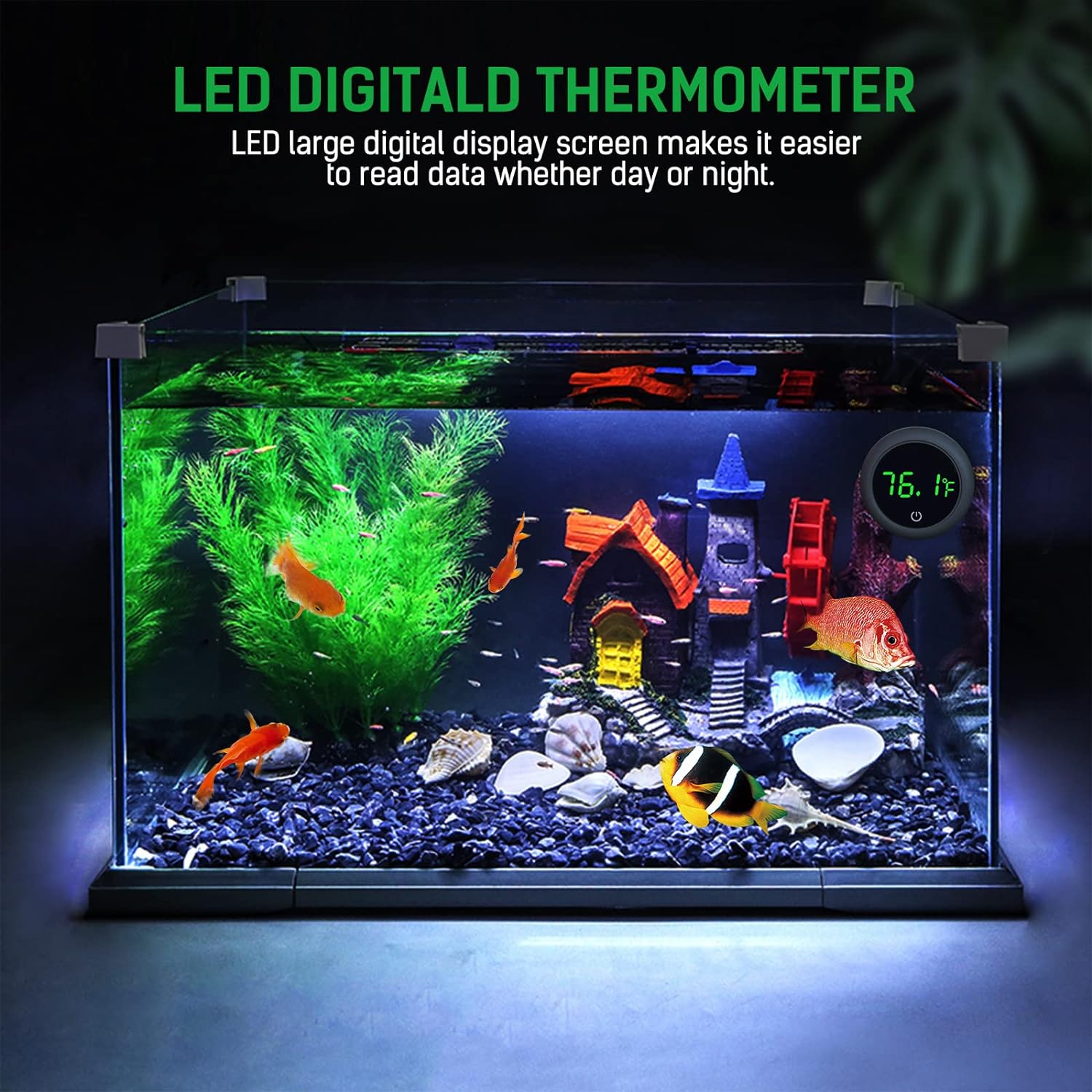 Thermomètre numérique LED pour - Marine Aquarium Temperature avis et prix