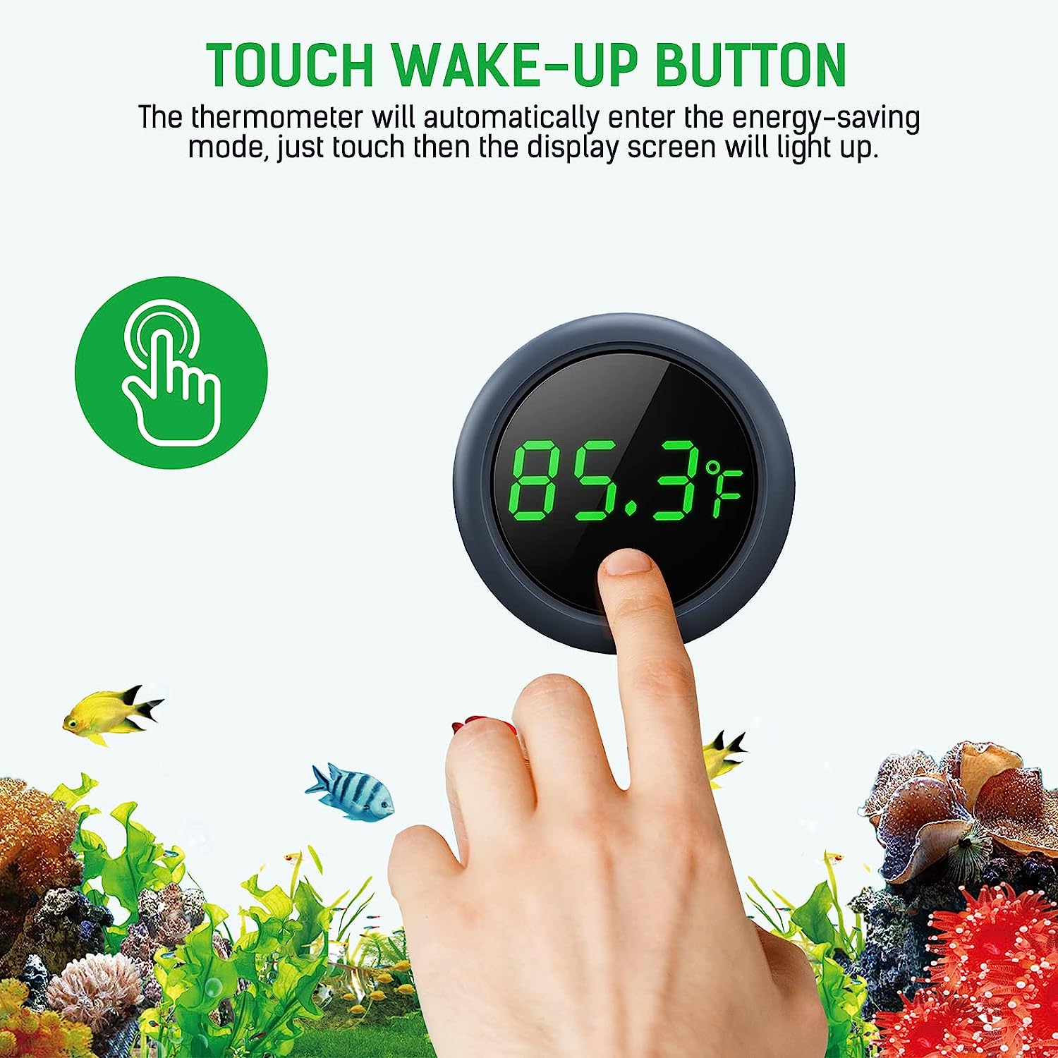 Thermomètre numérique LED pour - Marine Aquarium Temperature avis et prix