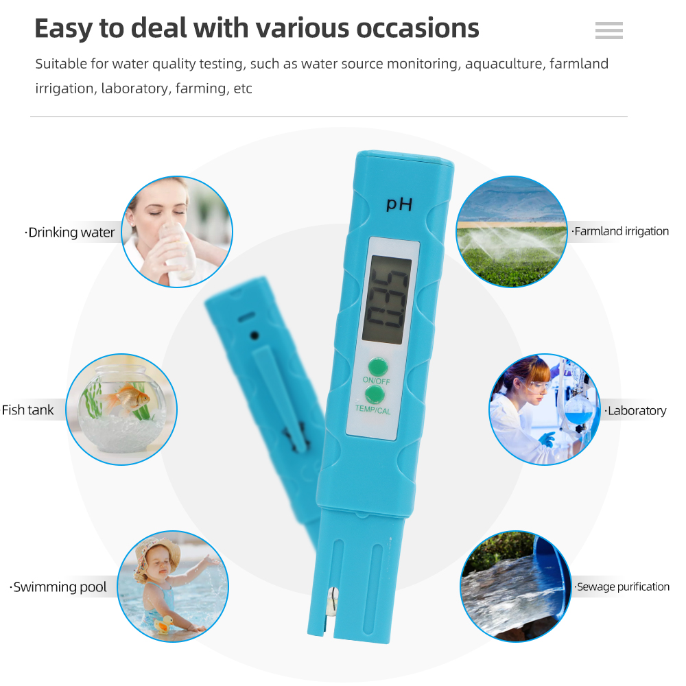 pH-mètre de poche pour aquariu - Marine Aquarium Water Analyzer avis et prix