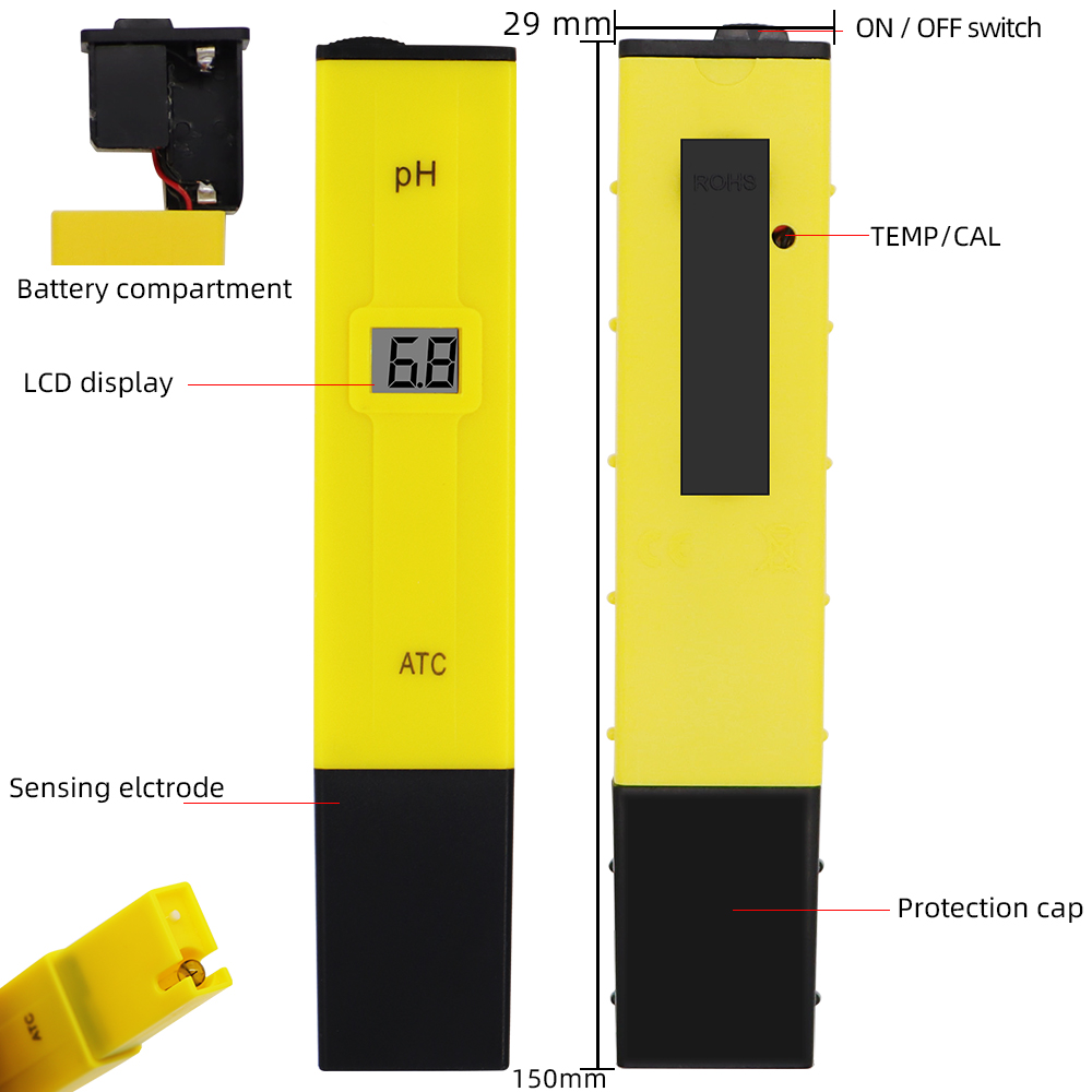 Ph-mètre numérique stylo de po - Marine Aquarium Water Analyzer avis et prix