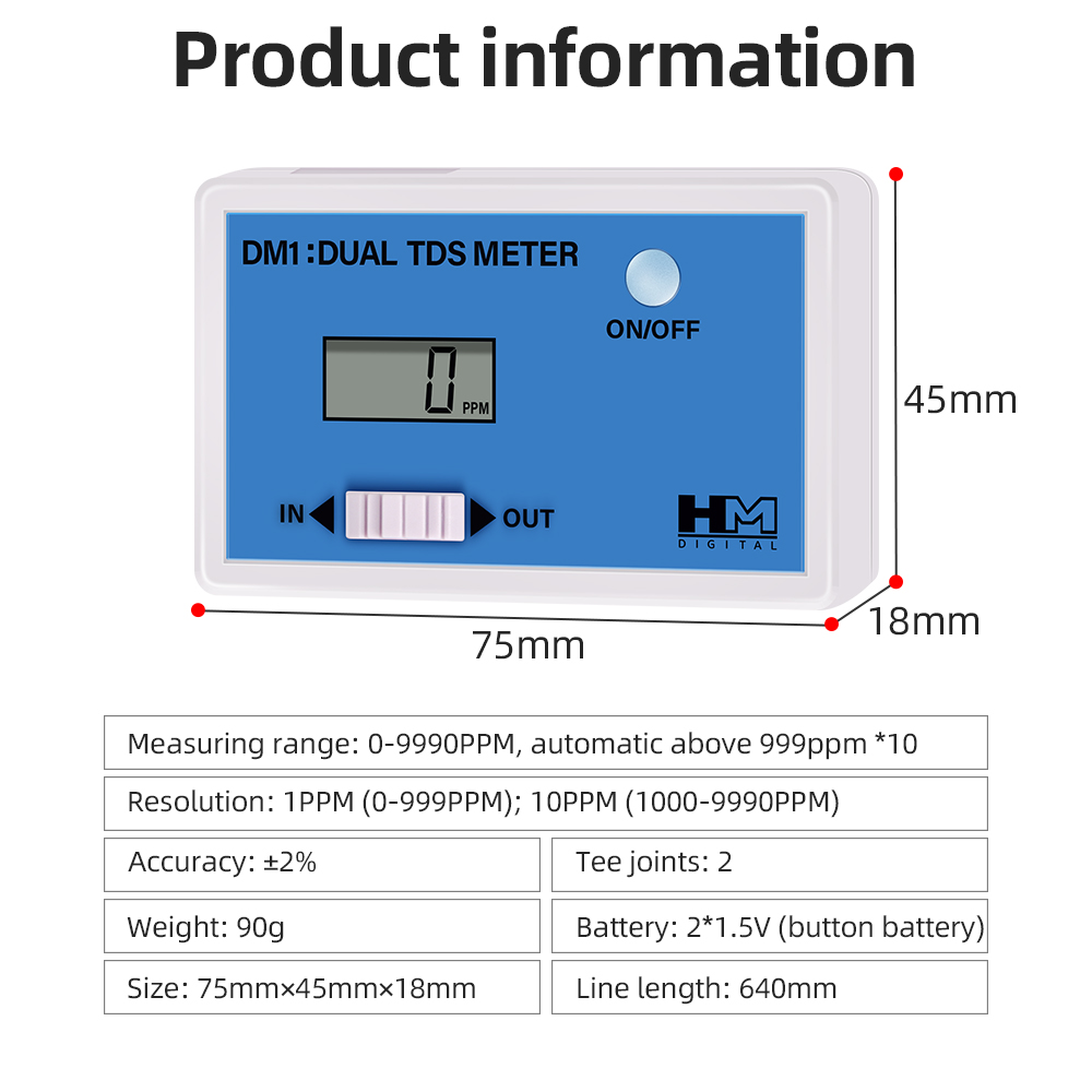 Testeur de qualité de l'eau nu - Marine Aquarium Water Analyzer avis et prix